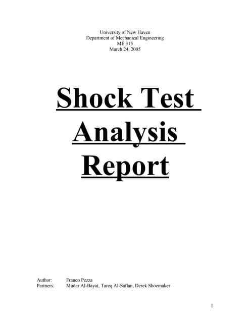 Shock Test Report 04