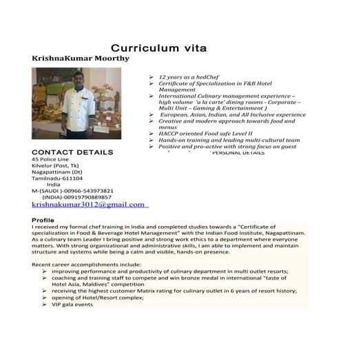 KRISHNA KUMAR CV | DOC