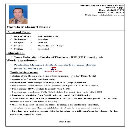 Heba mostafa saad cv | DOC