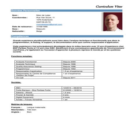 CV Marc de Leijer FR