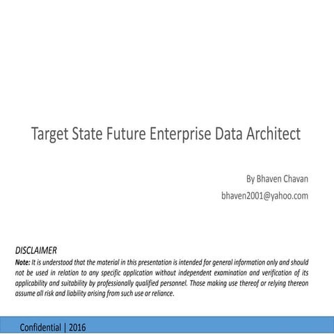 TargetStateFutureArchitect - DV