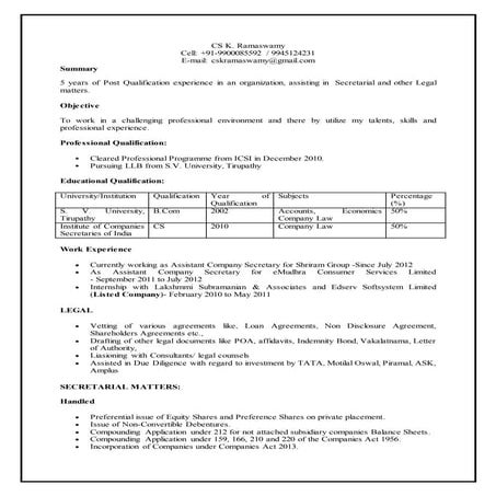 Resume | RTF