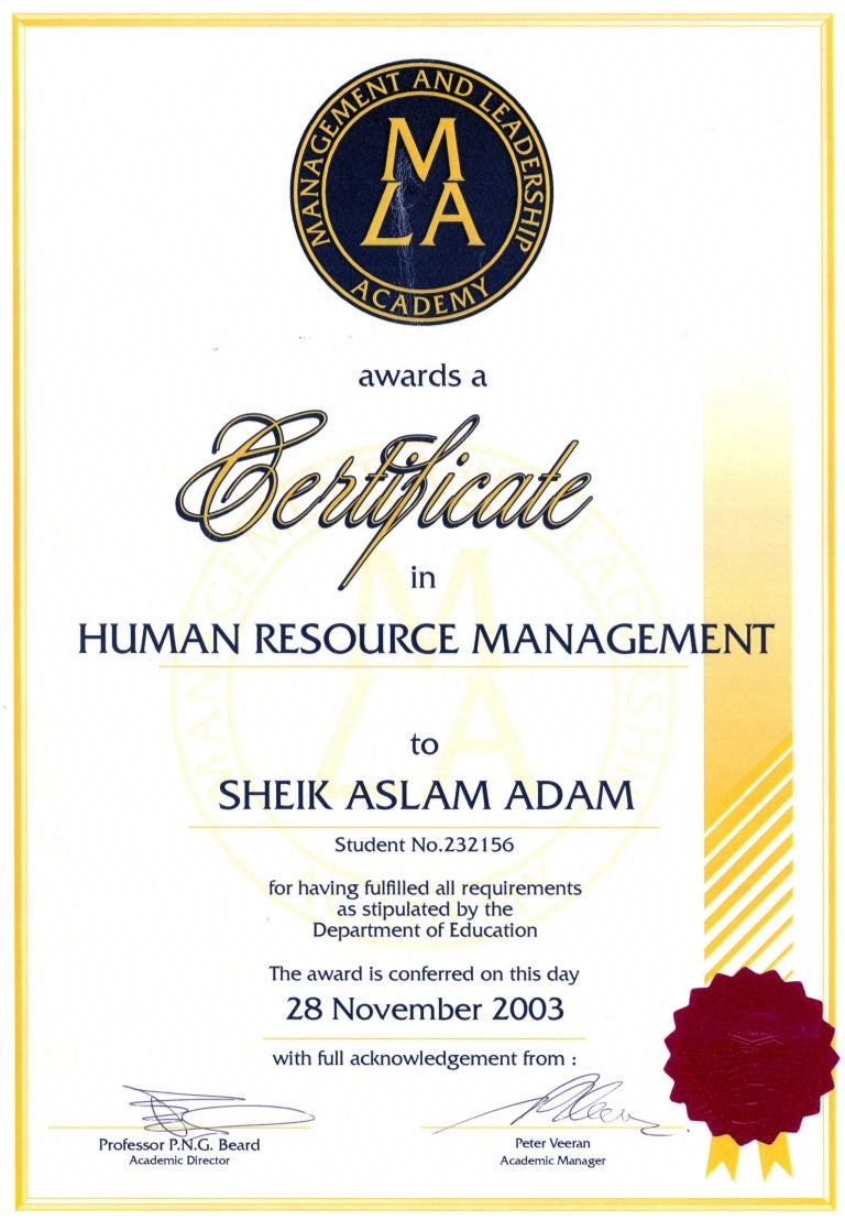 hr certificate bcit hr certificate bcit