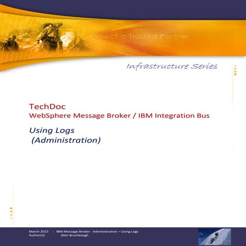 TechDoc - WMB - Administration - Logs
