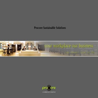 Procore sustainable solutions