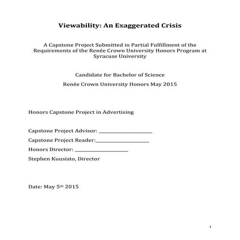 Final Draft Advertising Thesis