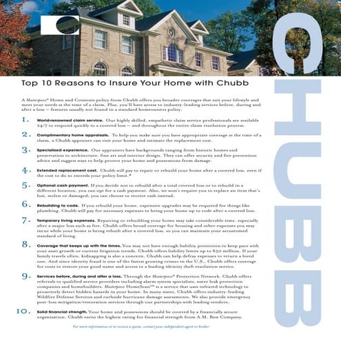 Chubb Insurance NY | PDF