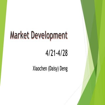 Xiaochen Deng presentations