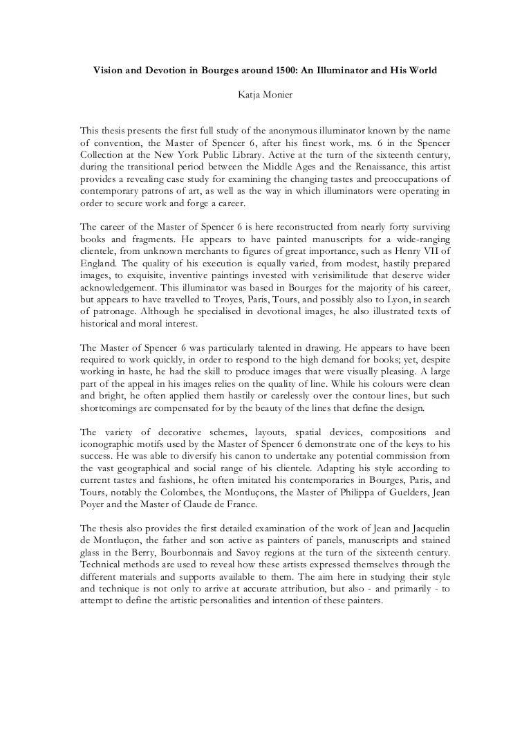 Thesis abstract sample pdf image