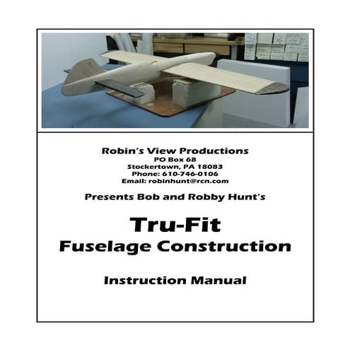 Fuselage Design of an RC plane | PPTX