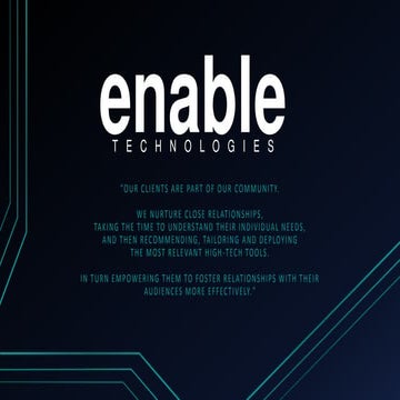 Enable Sugar Services Presentation