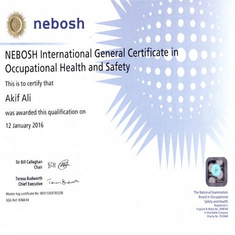 NEBOSH IGC