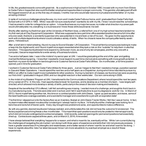 My Story | DOCX