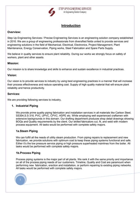 Process Equipment Installation Services by Barnum Mechanical Inc | PDF