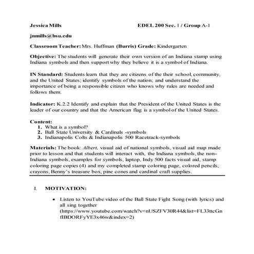 fact and opinion lesson plan | DOCX