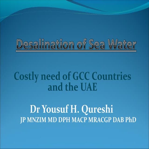 Desalination of Sea Water PPP 060310