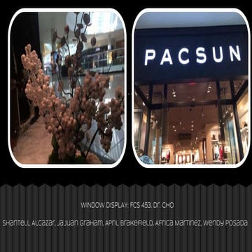 PacSun Window Display 2015