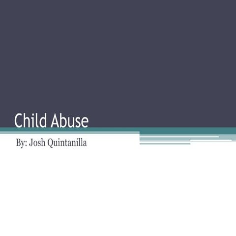 Child abuse presentation