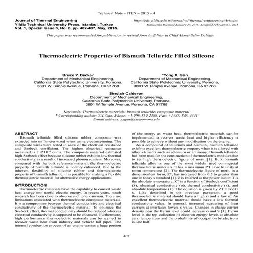Bruce Decker Journal of Thermal Engineering