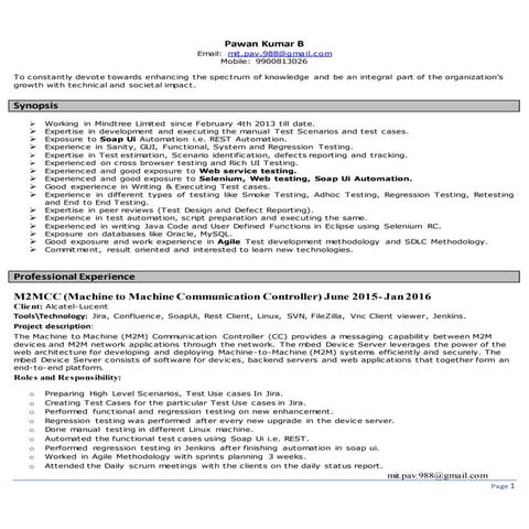 Pawan Resume