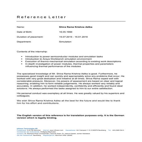 Internship Certificate_English