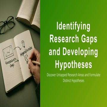 Identifying research gap  areas from literature review,  preparing research q...