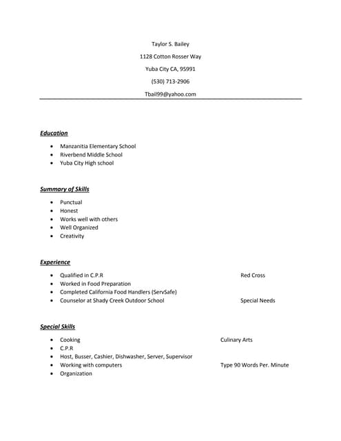 Resume