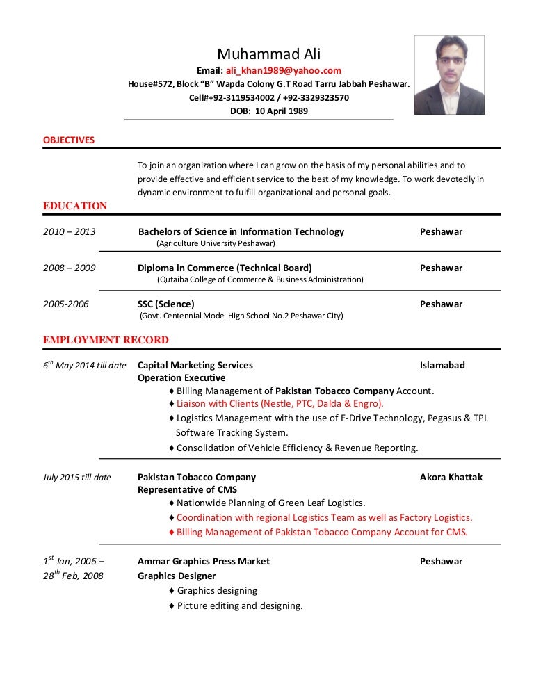 Cv pdf indir