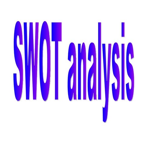 SWOT Analysis