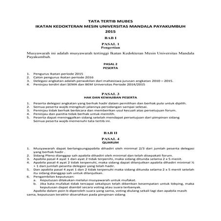 TATA TERTIB MUBES simulasi