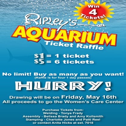 Ripley's Raffle 4-14