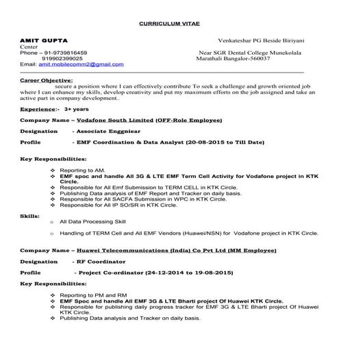 Amit Gupta_Resume