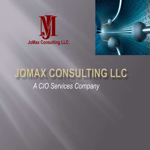 JoMax Consulting Introduction  