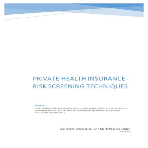 Econometrics--Project-Private Health Insurance Risk Screening ...