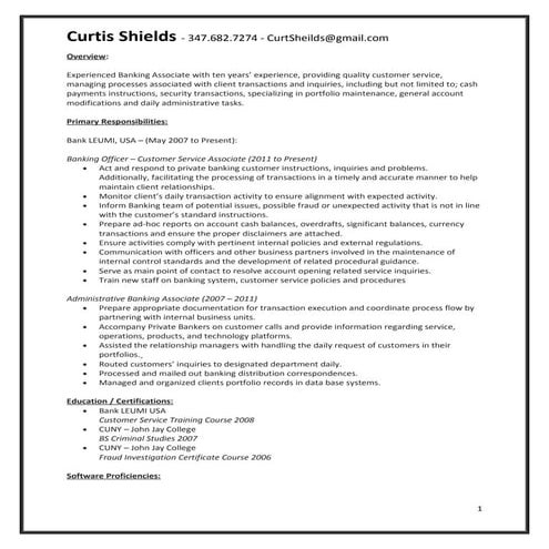 Curtis Shields presentations
