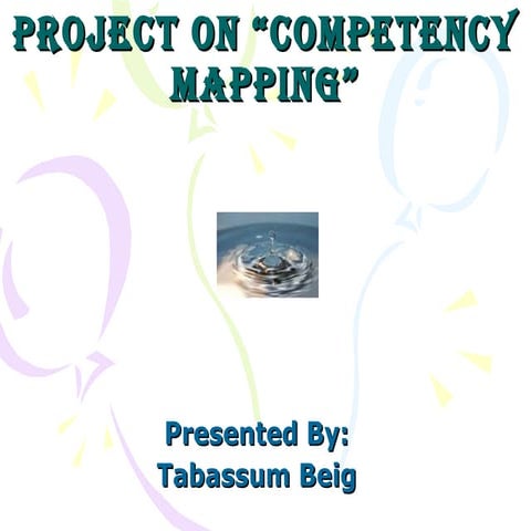 Competency Mapping final