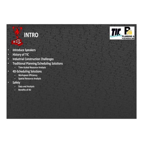 FRI44 Safe Planning Through 4D Schedule Integration Cardiff 3rd Level