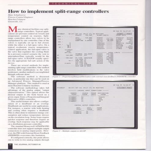 How to implement split-range controllers | PDF