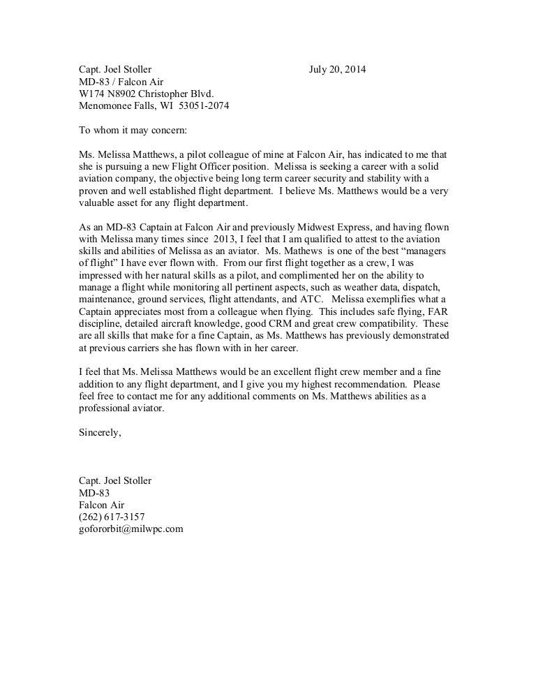 pilot recommendation letter magdalene project org airline pilot letter of recommendation