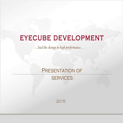 Eyecube Development services