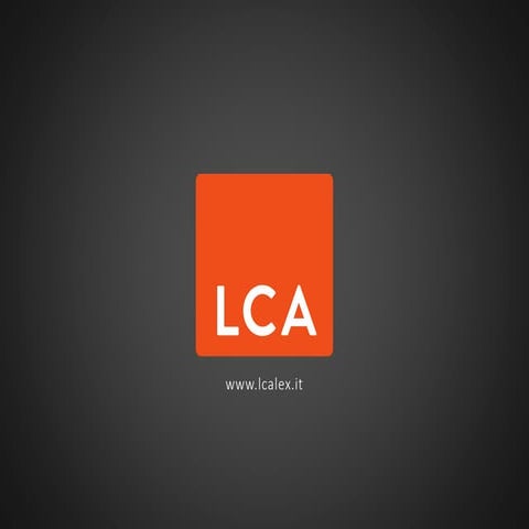 LCA - PRESENTATION | PPT