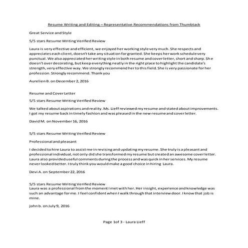 Letter of Recomendation | DOC