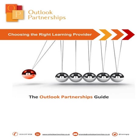 Choosing the right Learning Provider