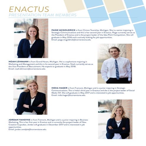 ENACTUS Presentation | PPTX