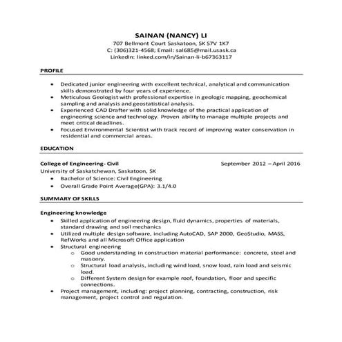 Esg design resume | PDF