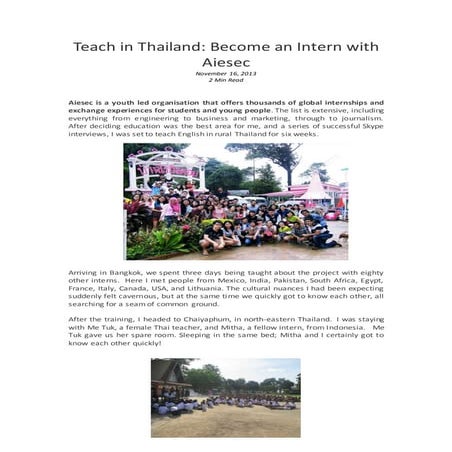 Teach in Thailand | PPT