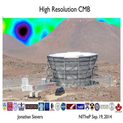 Prof Jonathan Sievers (UKZN) NITheP Associate Workshop talk 