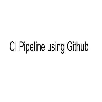 Introduction of Github Ci with github actionb.pptx