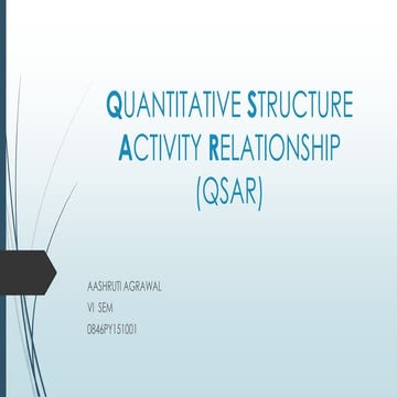  QSAR Studies presentation