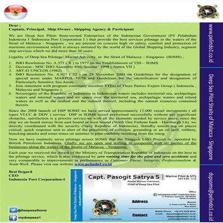 Malacca DSP SOMS Brosure & STS